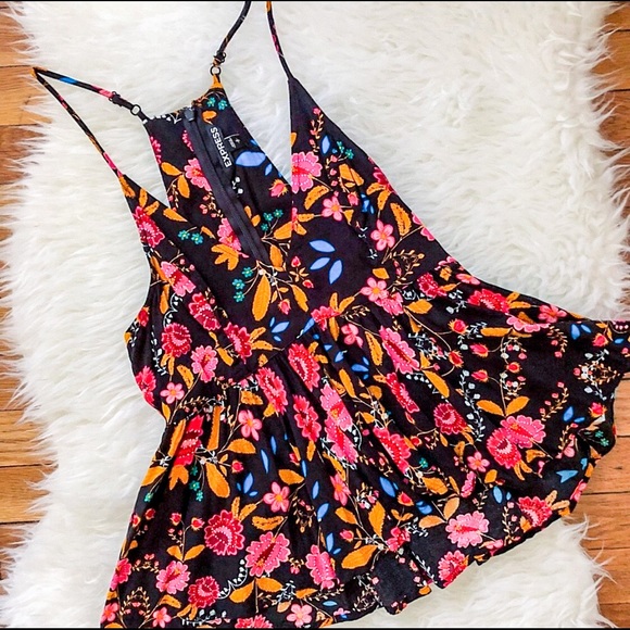 Express Tops - Floral print tank